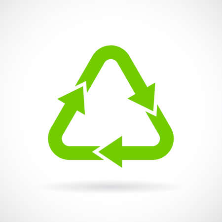 Green recycle signのイラスト素材