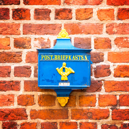 German old traditional mailbox, Bremen