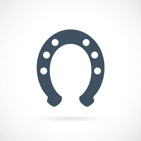 Horse shoe vector iconのイラスト素材