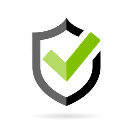 Tick mark approved iconのイラスト素材