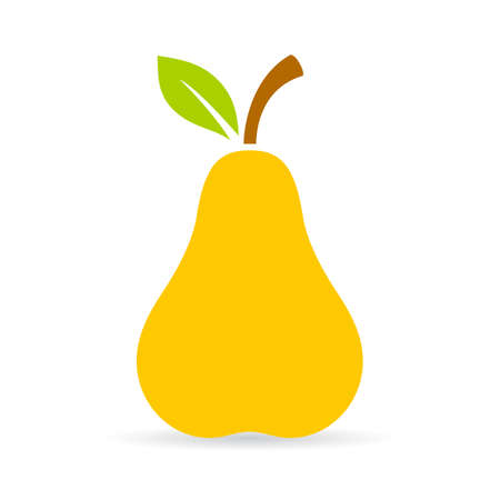 Pear vector illustrationのイラスト素材