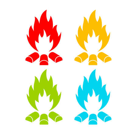 Fire vector iconのイラスト素材