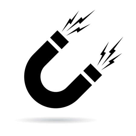 Magnet vector iconのイラスト素材