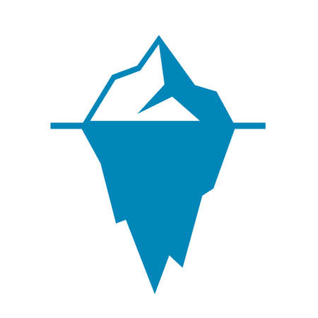Iceberg vector iconのイラスト素材