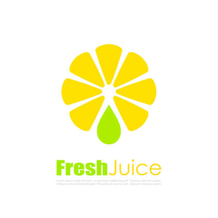 Fresh juice vector logoのイラスト素材