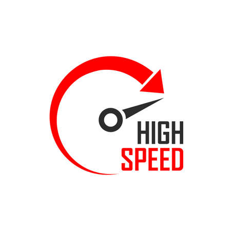 Speed minimalistic logoのイラスト素材