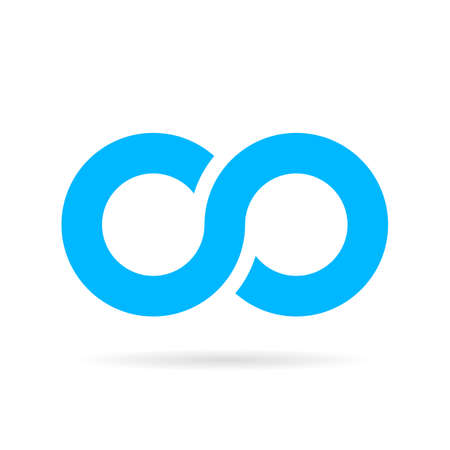 Infinity vector iconのイラスト素材