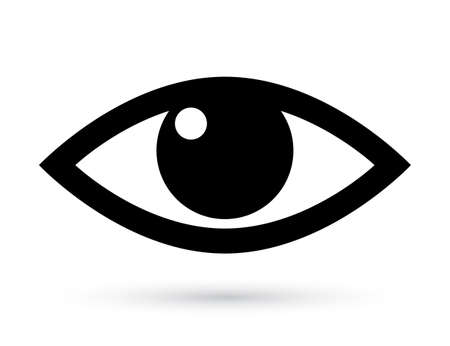 Eye vector pictogramのイラスト素材