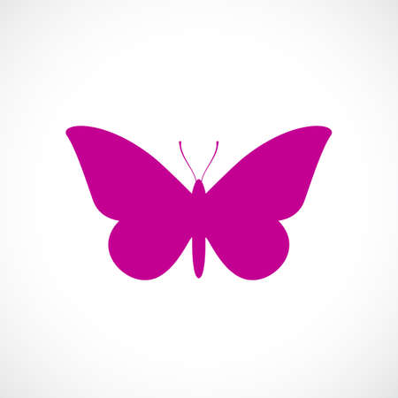 Butterfly vector iconのイラスト素材
