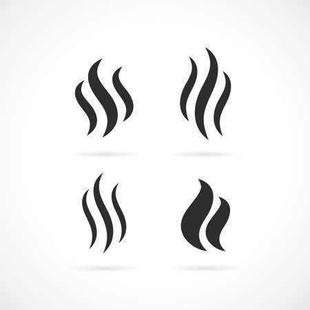 Smoke vector iconのイラスト素材