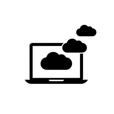 Cloud technology vector pictogramのイラスト素材