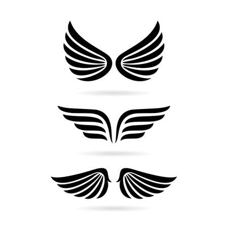 Wings icon.のイラスト素材