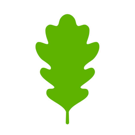 Green oak leaf icon.