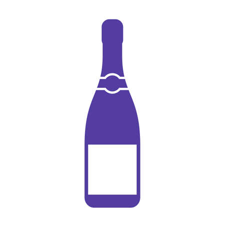 Champagne bottle icon.のイラスト素材