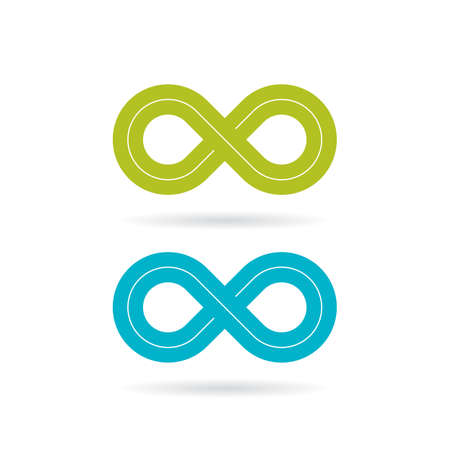 Loop infinity vector symbolのイラスト素材
