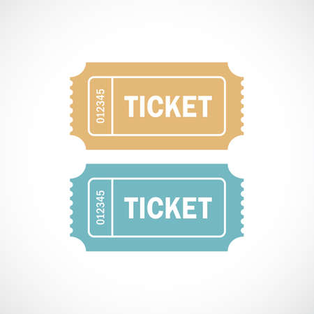 Ticket vector illustrationのイラスト素材