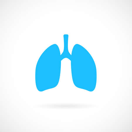 Lungs vector iconのイラスト素材
