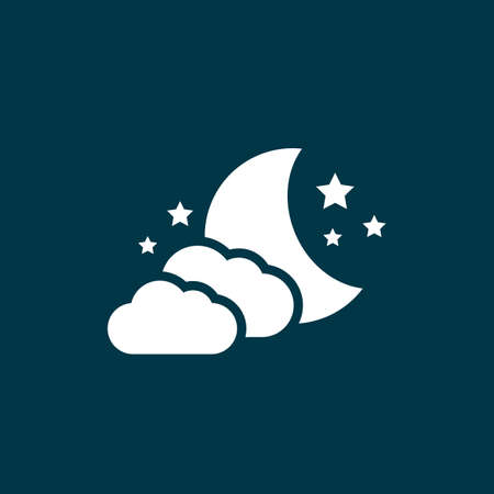 Night sleep vector iconのイラスト素材