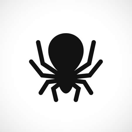 Big scary spider vector iconのイラスト素材