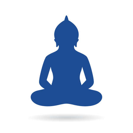 Buddha vector iconのイラスト素材