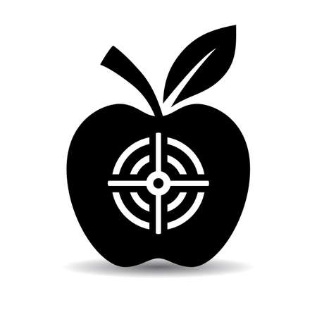 Target apple vector pictogramのイラスト素材