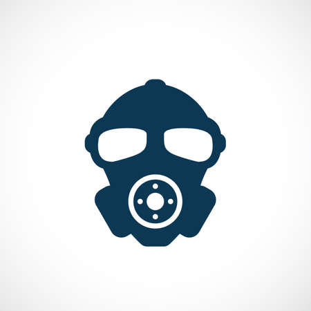 Gas mask vector icon.のイラスト素材