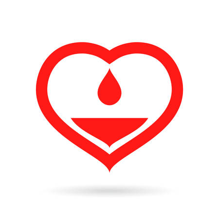Blood donorship icon illustration.のイラスト素材