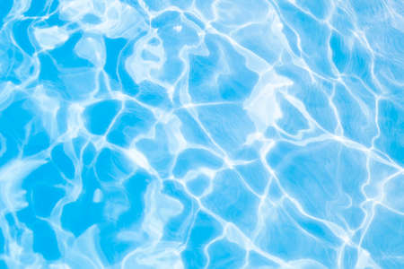 Azure waving blue water natural background