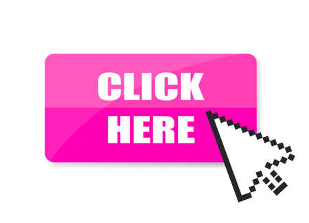 Click here advertising web buttonのイラスト素材