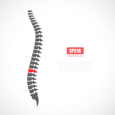 Spine pain vector iconのイラスト素材