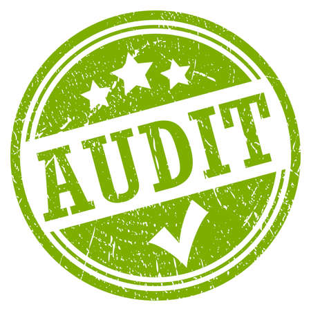 Audit vector stampのイラスト素材