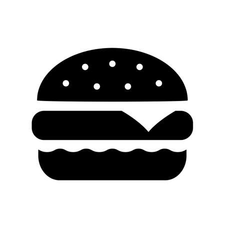 Burger vector iconのイラスト素材