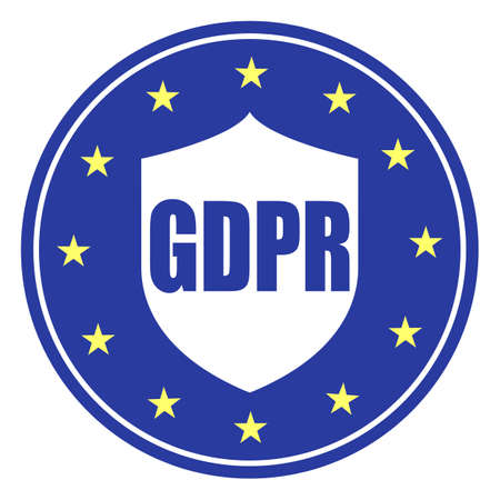 EU data protection regulation signのイラスト素材