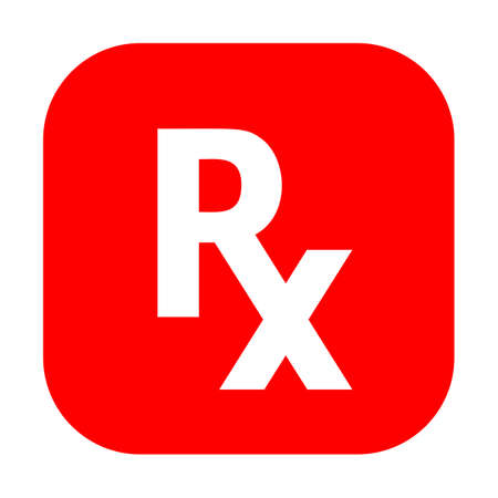 Rx medical prescription vector signのイラスト素材