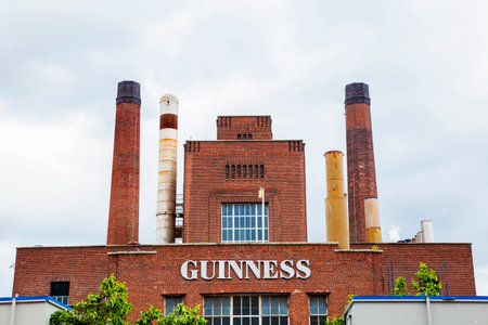DUBLIN, IRELAND â€“ June 12, 2018: Famous Guinness brewery factory