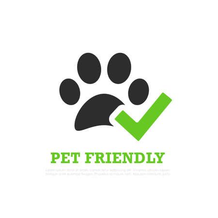 Pet friendly vectorのイラスト素材