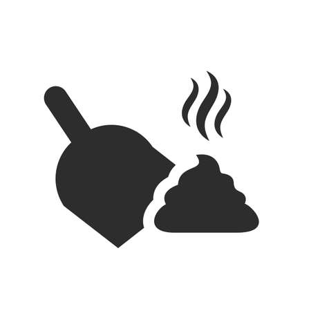 Pick up after your dog vector sign on white backgroundのイラスト素材