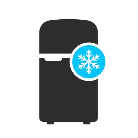 Fridge vector icon isolated on white backgroundのイラスト素材