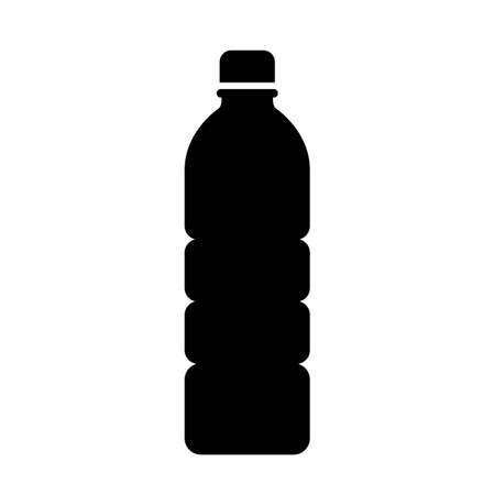Bottle vector icon isolated on white backgroundのイラスト素材