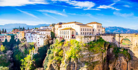 View of Ronda town, Spainの写真素材