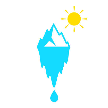 Climate change vector concept icon isolated on white backgroundのイラスト素材