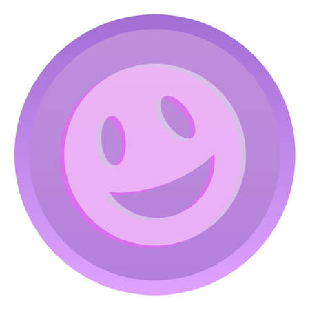 Ecstasy tablet vector icon on white backgroundのイラスト素材