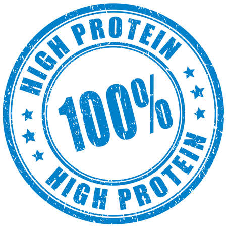High protein product, ink vector stampのイラスト素材