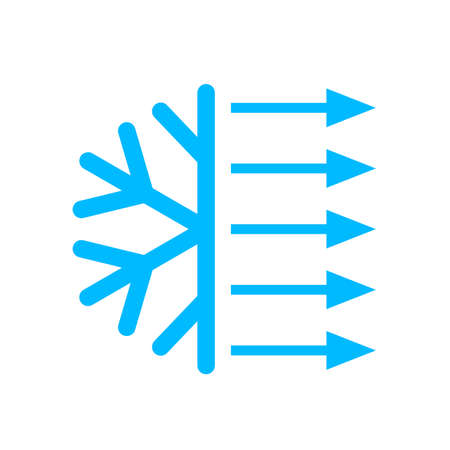 Air con vector icon isolated on white backgroundのイラスト素材