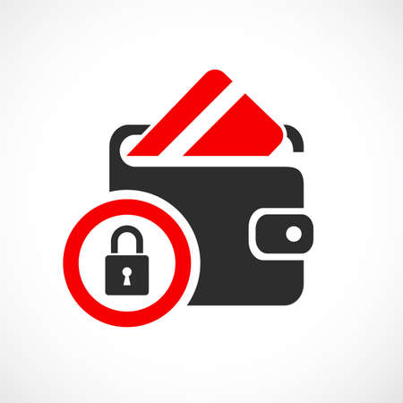Online shopping safety vector icon isolated on white backgroundのイラスト素材