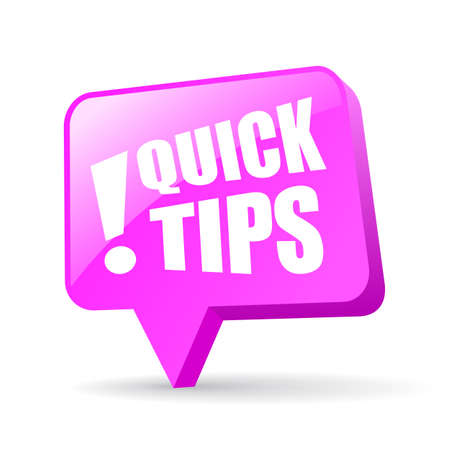 Quick tips pin icon isolated on white backgroundのイラスト素材