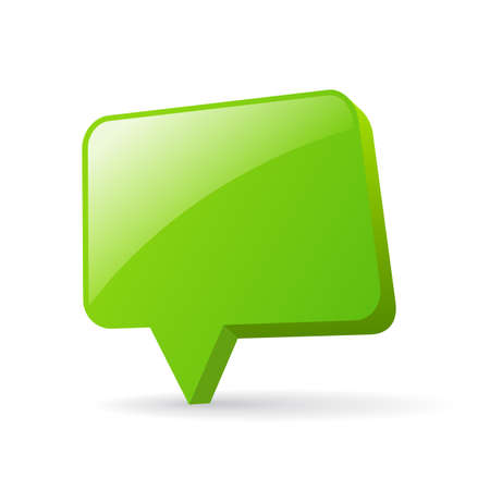 Green glass vector banner isolated on white backgroundのイラスト素材
