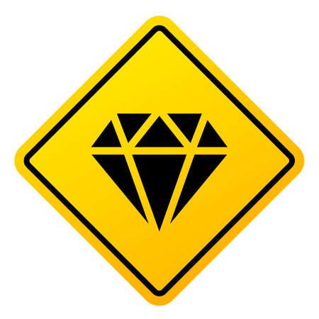 Diamond vector sign isolated on white backgroundのイラスト素材