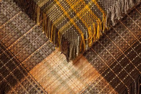 Woven fabric texture or backgroundの写真素材