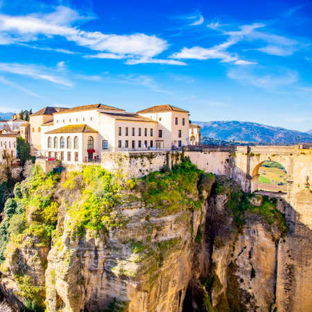 Ronda city in Andalusia region, Spainの写真素材